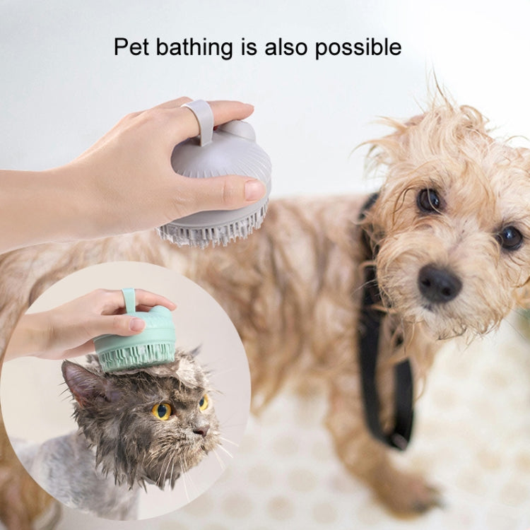 Multi-Functional Shower Scrubbing Ball Bathing Cleaning Brush Silicone Shower Brush, Color: Bath Pink
