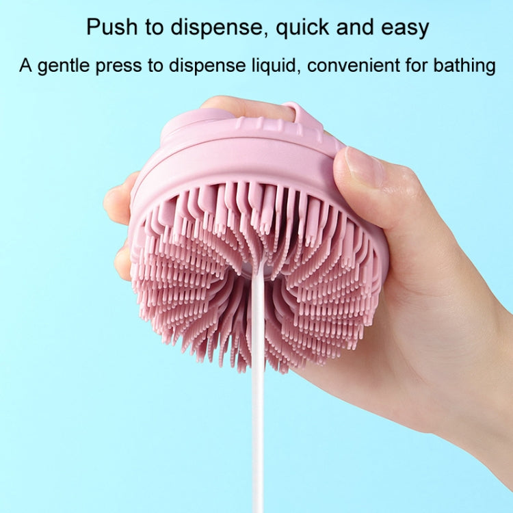 Multi-Functional Shower Scrubbing Ball Bathing Cleaning Brush Silicone Shower Brush, Color: Bath Gray