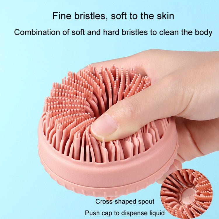 Multi-Functional Shower Scrubbing Ball Bathing Cleaning Brush Silicone Shower Brush, Color: Bath Gray
