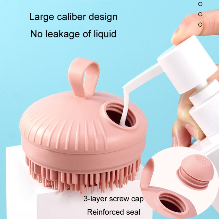 Multi-Functional Shower Scrubbing Ball Bathing Cleaning Brush Silicone Shower Brush, Color: Bath Gray