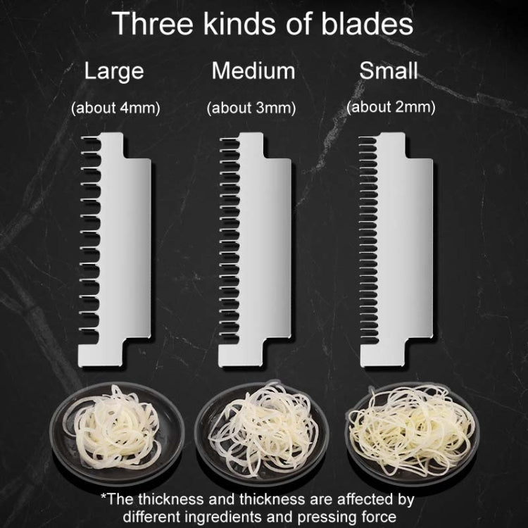 Multifunctional Rotary Potato Slicer Kitchen Hand Crank Slicing Tool - Aluminum Alloy Model