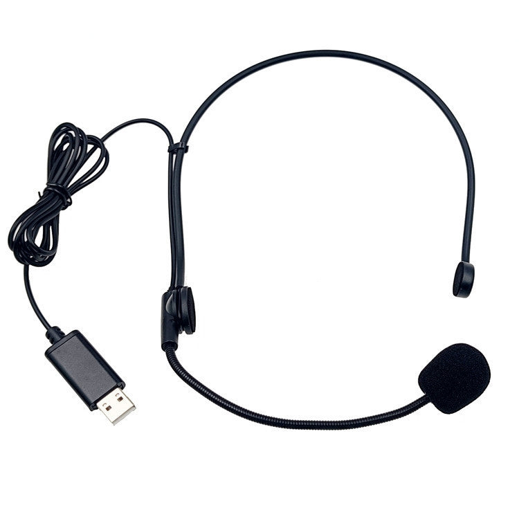 Online  Class Talk Game Voice USB Headset Microphone - 1m