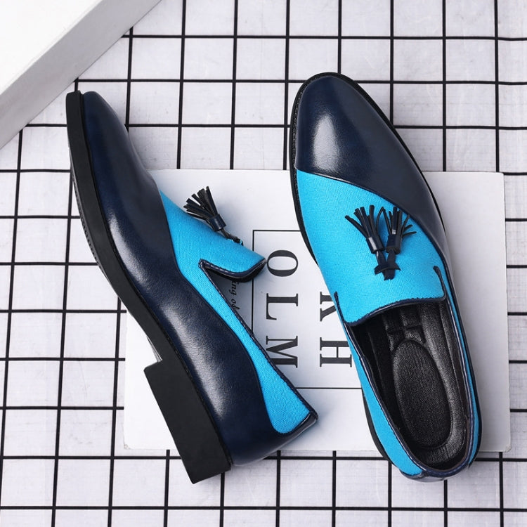 Men Dress Shoes Casual Business Formal Leather Shoes Trend Versatile Loafers, Size: 45