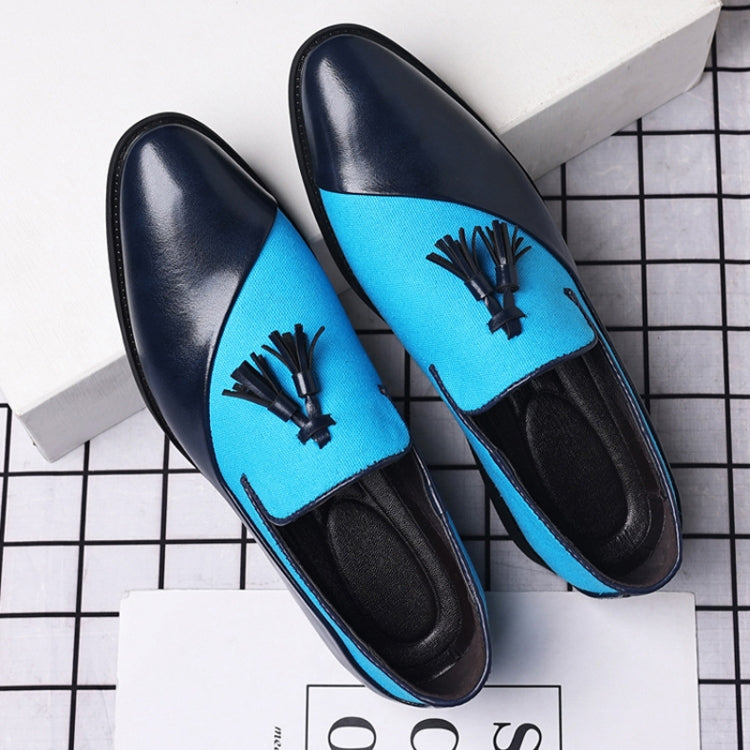 Men Dress Shoes Casual Business Formal Leather Shoes Trend Versatile Loafers, Size: 44