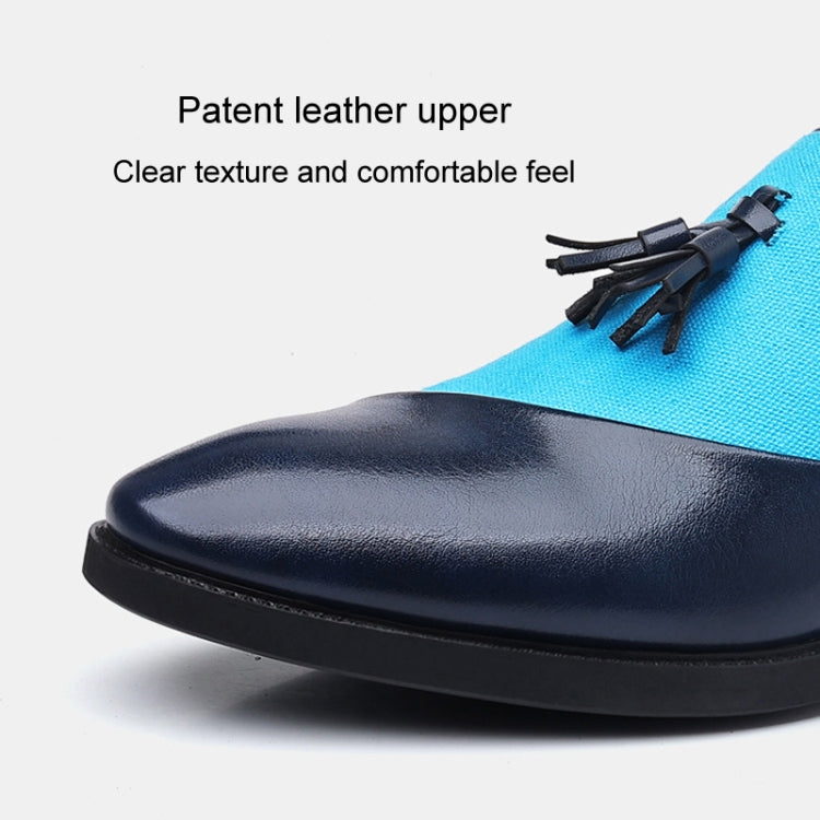 Men Dress Shoes Casual Business Formal Leather Shoes Trend Versatile Loafers, Size: 43