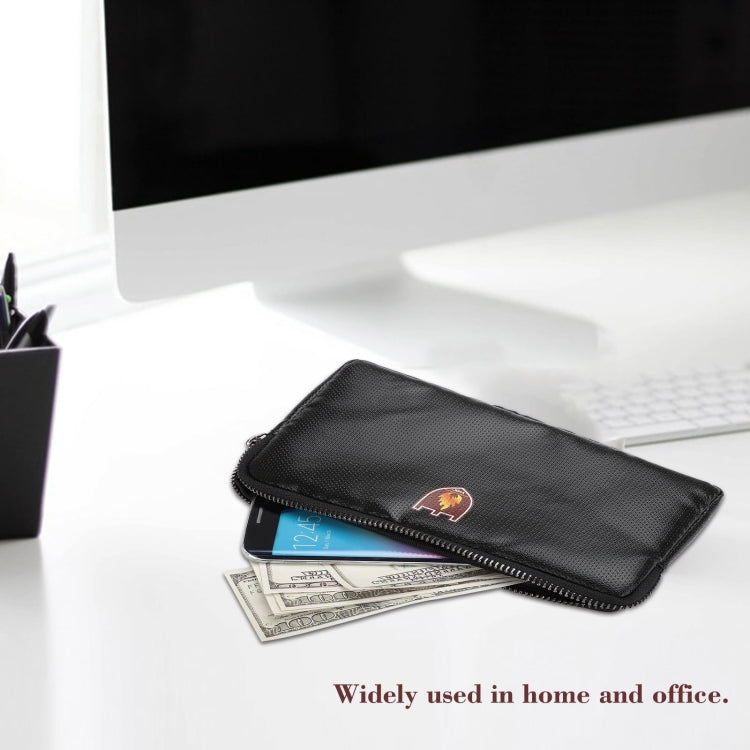 Fireproof and Waterproof Protective Bag for Digital Accessories Valuables 7.87x4.3x0.78 Inch