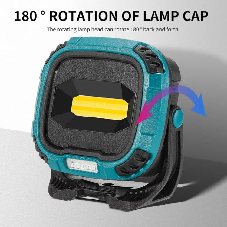 E-SMARTER W895-1 COB Portable Rechargeable Floodlight Work Light, Battery Not Included