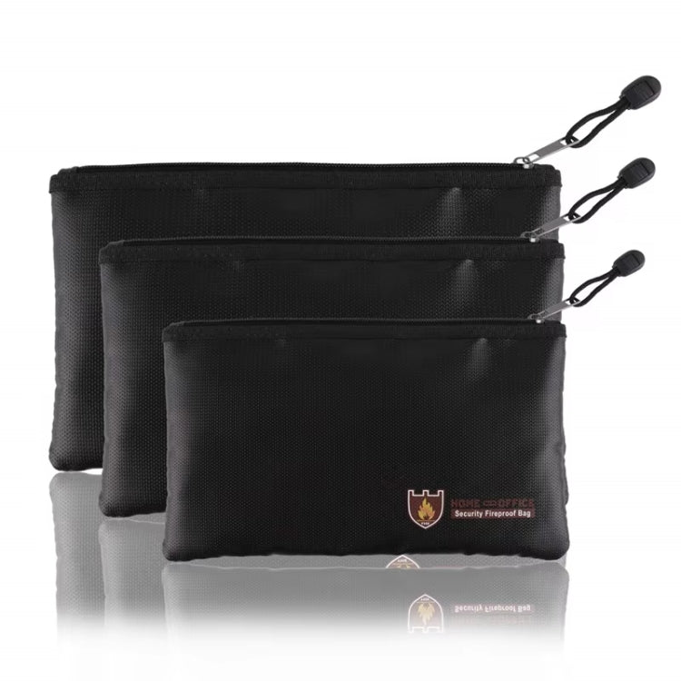 13.4x9.8in Fireproof Waterproof Document And Money Bag Cash Envelope For Jewelry Passport Valuables