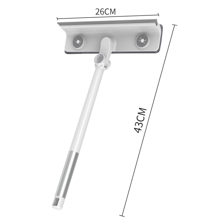 43cm Handle Model Cleaning and Scraping 2-in-1 Household Glass Cleaning Tool