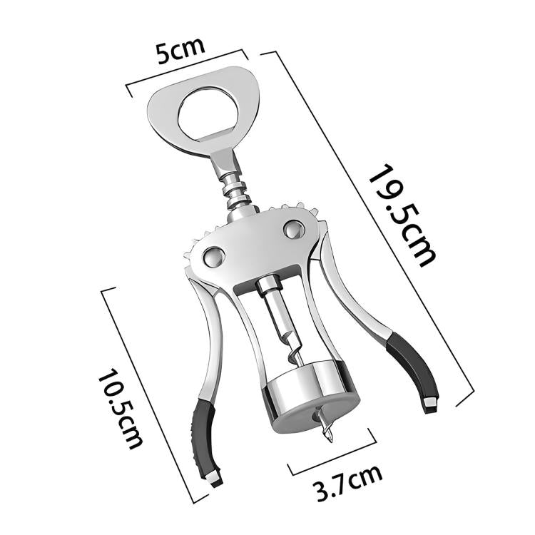 LsCook Wine Corkscrew Beer Opener Multifunctional Wine Opening Tool, Style: High-gloss Wing-shaped Color Box Packaging