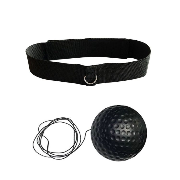 Boxing Reflex Training Ball Indoor Fitness Sports Recreation Combat Fighting With Headband Boxing Speed Ball, Color: PU Ball Black