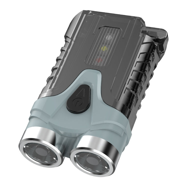 E-SMARTER Portable LED Keychain Light Outdoor Camping Dual Lamp