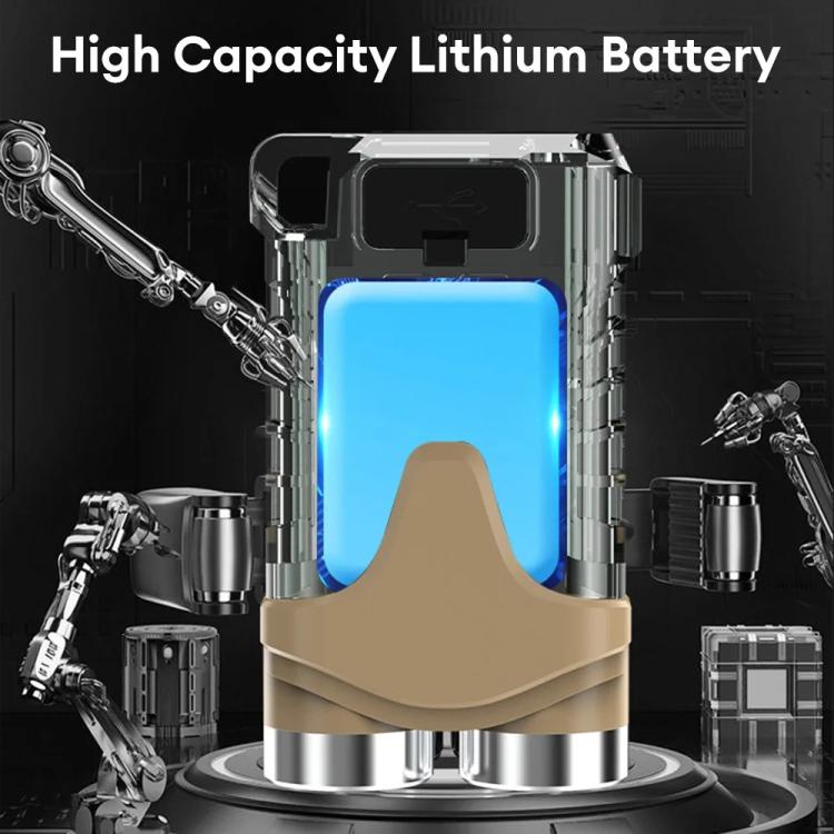 E-SMARTER Portable LED Keychain Light Outdoor Camping Dual Lamp