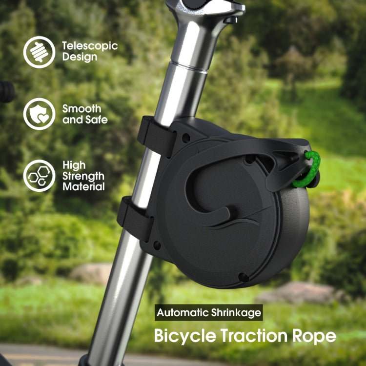 Parent-child Bicycle Trailer Device Towing Rope - Black