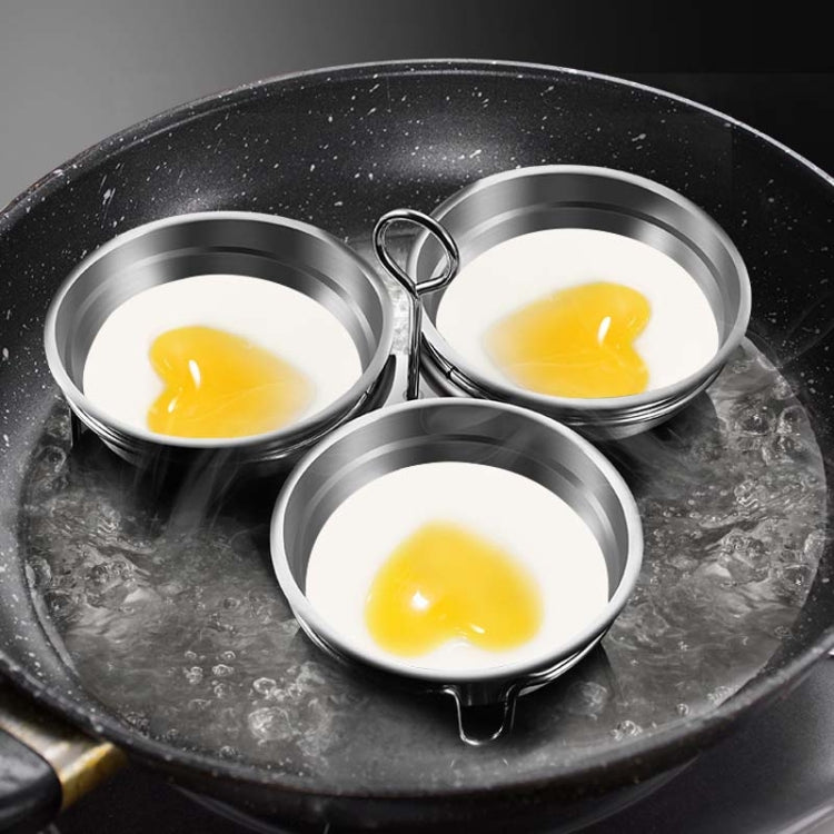 Household Kitchen Stainless Steel DIY Frying Egg Mould, Shape: Round