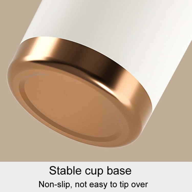 500ml 316 Stainless Steel Insulated Mug Portable Carry-On Dual Drink Coffee Cup With Straw