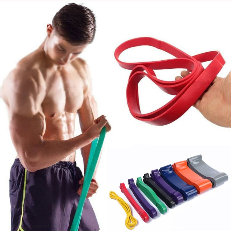 Resistance Band Latex Strength Training Resistance Ring Pull-Ups Assisted Ring Yoga Elastic Band, Spec: 2080x4.5x102mm Gray