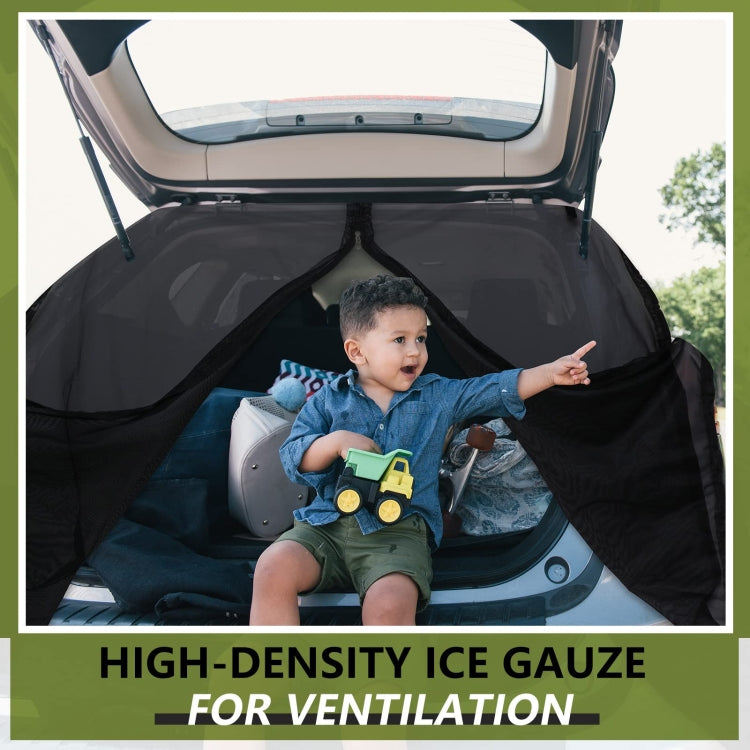 Car Rear Trunk Ventilation Shade Anti-mosquito Screen Cover, Size: S - Set