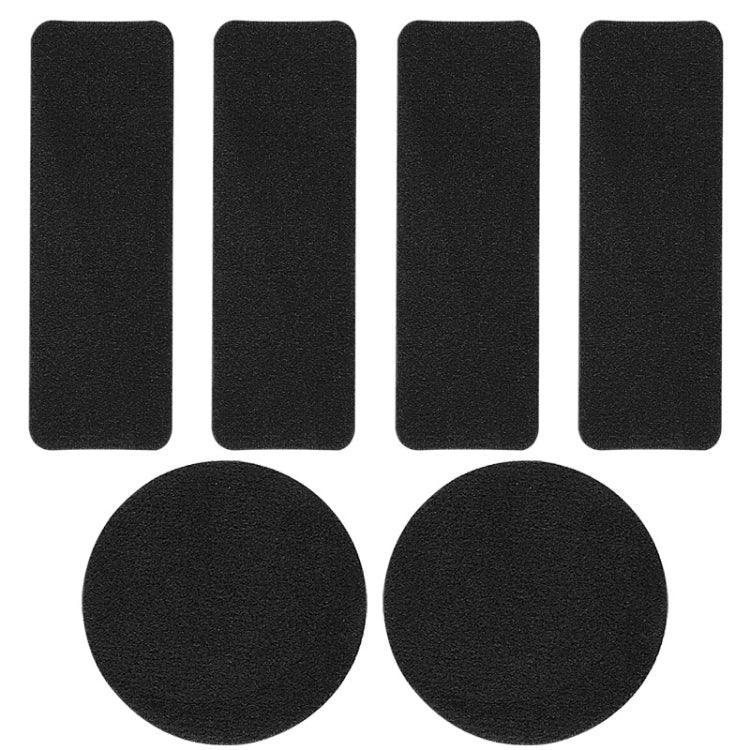 6pcs /Pack Shoe Repair Patches Self Adhesive Sneakers Repair Kit - Black