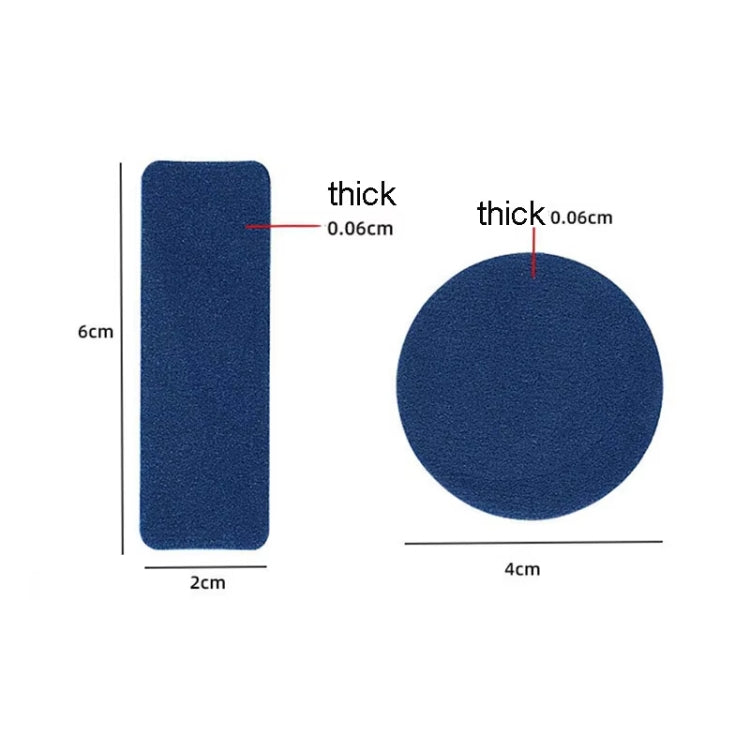 6pcs /Pack Shoe Repair Patches Self Adhesive Sneakers Repair Kit - Black