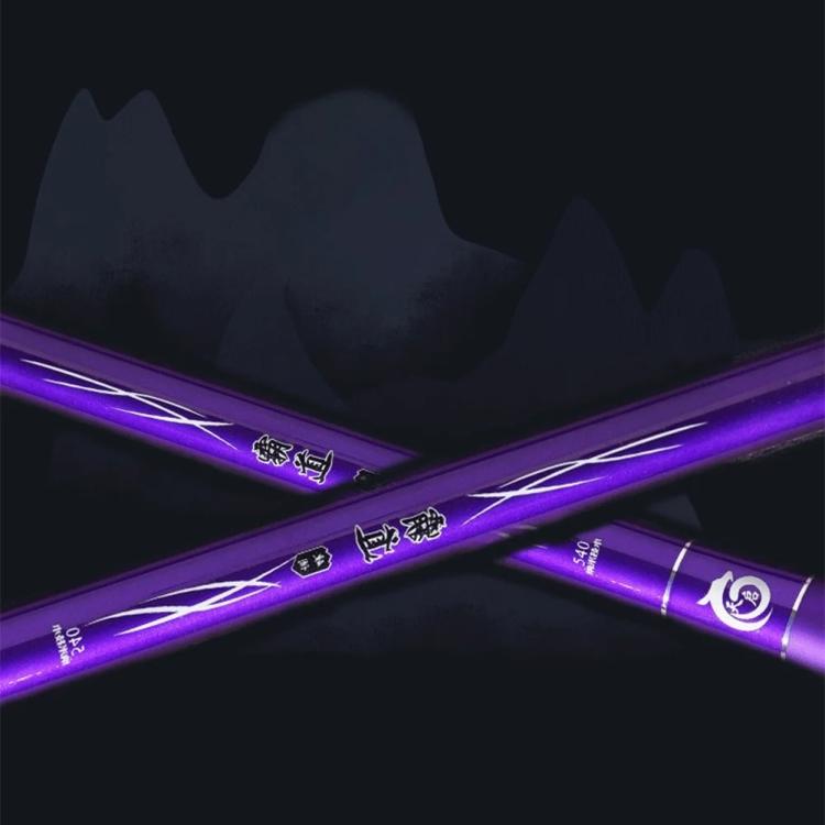 5.4m Pocket Telescopic Short Section Fishing Rod Carbon Stream Ultra Light Super Hard Mini Fishing Hand Pole
