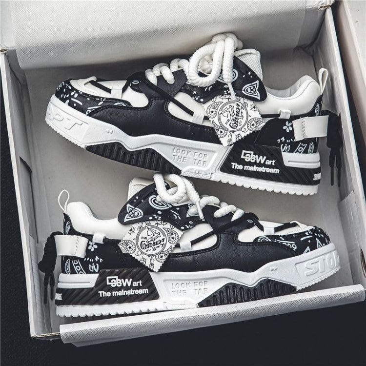 Men Casual Board Shoes Sneaker Versatile Sports Thick Sole Height Increasing Trend Shoes, Size: 41