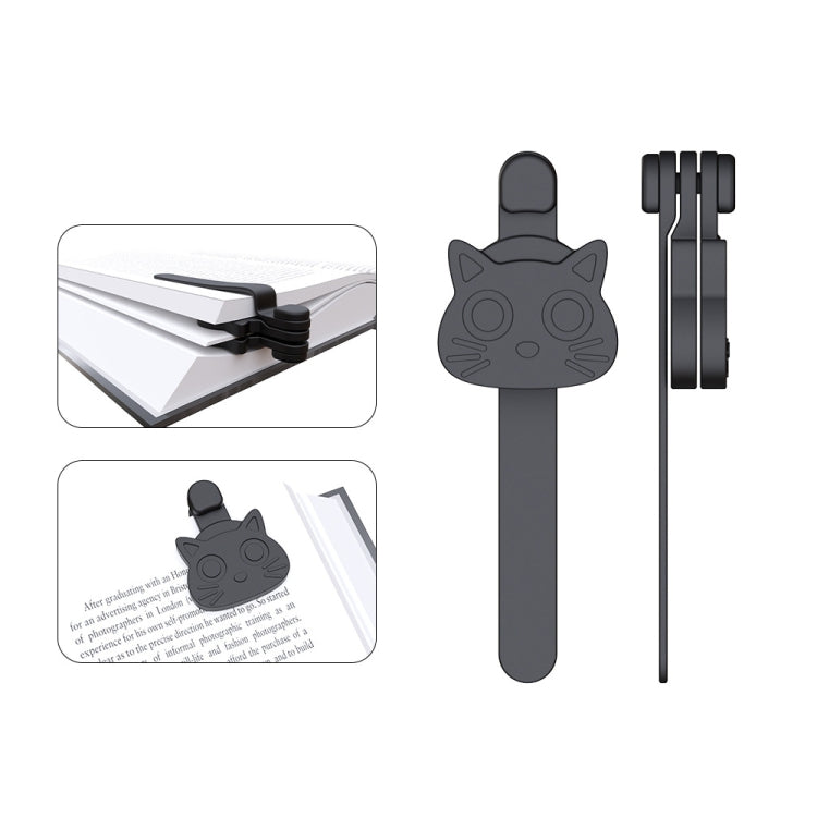 Silicone Magnetic Bookmark Follows The Page Turning Reading Auxiliary Tools