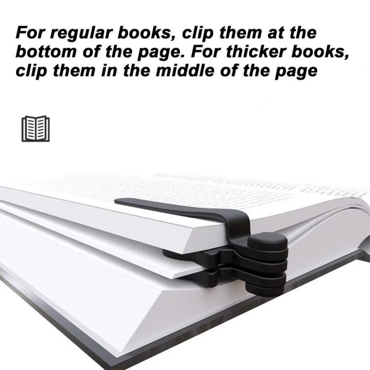 Silicone Magnetic Bookmark Follows The Page Turning Reading Auxiliary Tools