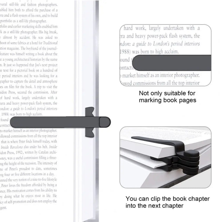 Silicone Magnetic Bookmark Follows The Page Turning Reading Auxiliary Tools