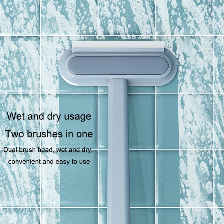 Multi-function Hair Brush Pet Cats Sticky Hair Remover Carpet Bed Hair Gauze Window Cleaner - Blue