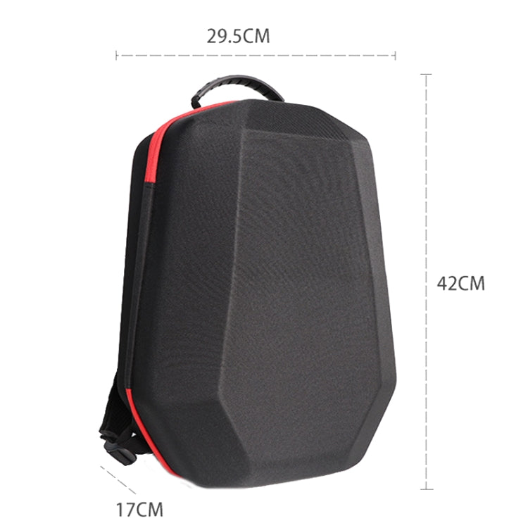 For PS5 Slim Game Console Controller Accessories Storage Bag Waterproof Backpack - Black