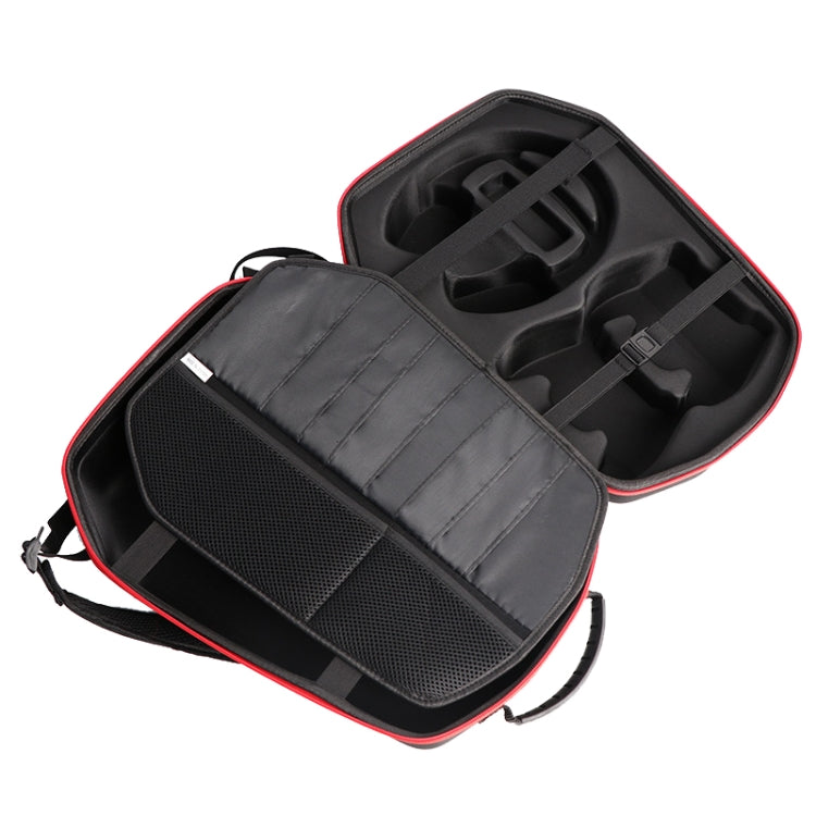 For PS5 Slim Game Console Controller Accessories Storage Bag Waterproof Backpack - Black