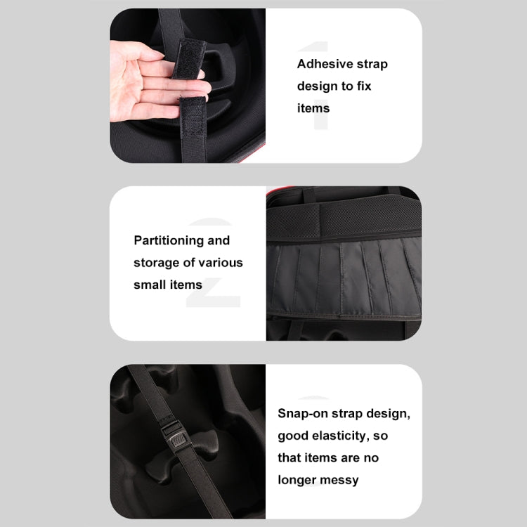 For PS5 Slim Game Console Controller Accessories Storage Bag Waterproof Backpack - Black