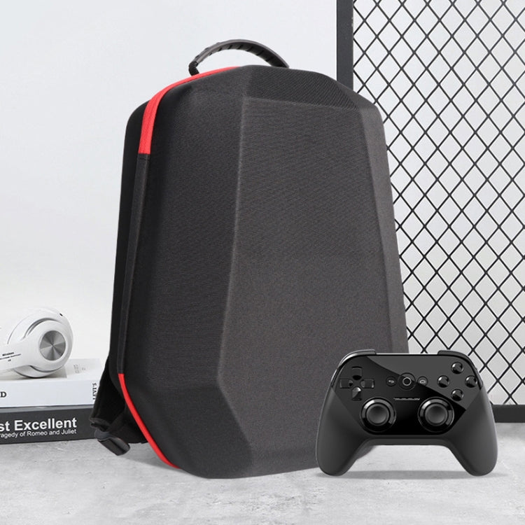 For PS5 Slim Game Console Controller Accessories Storage Bag Waterproof Backpack - Black