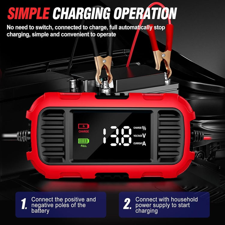 FOXSUR 2A 12V Motorcycle ATV Fully Automatic Trickle Battery Charger