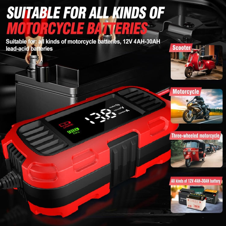 FOXSUR 2A 12V Motorcycle ATV Fully Automatic Trickle Battery Charger