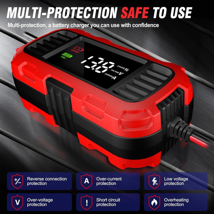FOXSUR 2A 12V Motorcycle ATV Fully Automatic Trickle Battery Charger