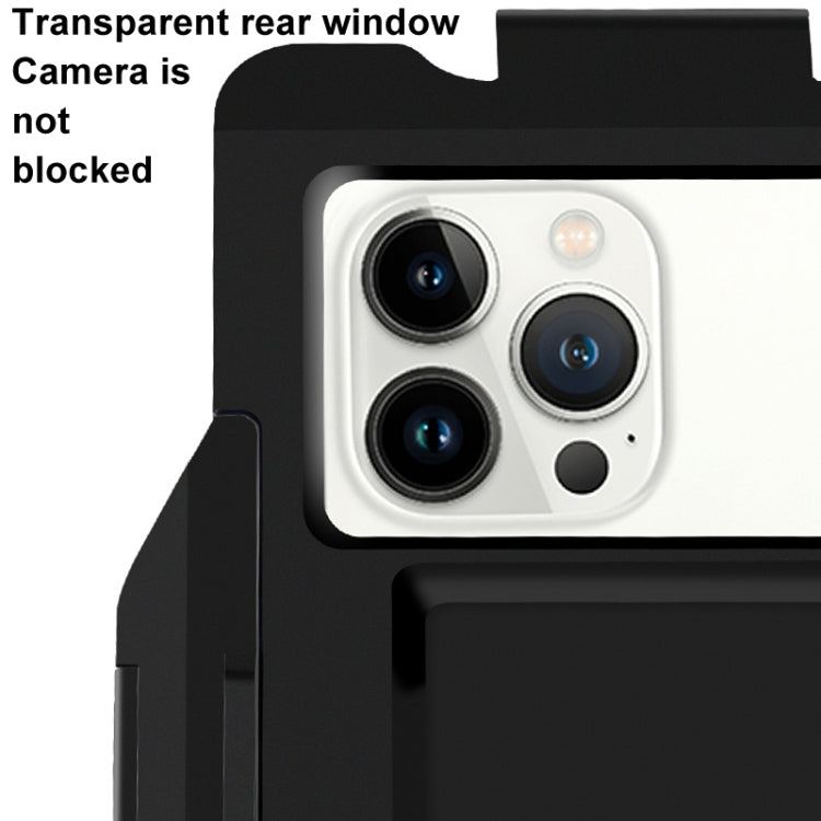 GUB PLUS17 Bicycle Mobile Phone Waterproof Bag Holder Motorcycle Handlebar Rainproof Stand - Black