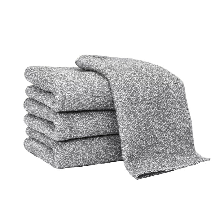 11.8 Inch 10pcs /Pack Thickened Bamboo Charcoal Fiber Dishcloth Kitchen Rag Scouring Pad
