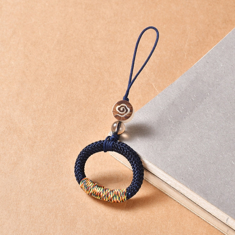 Hand-Woven Ancient Style Ring Buckle Mobile Phone Lanyard U Disk Lanyard Car Key Pendant
