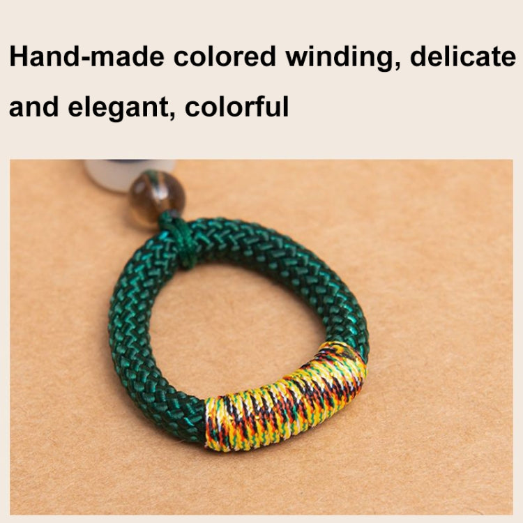 Hand-Woven Ancient Style Ring Buckle Mobile Phone Lanyard U Disk Lanyard Car Key Pendant