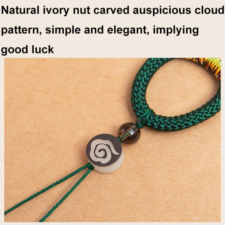 Hand-Woven Ancient Style Ring Buckle Mobile Phone Lanyard U Disk Lanyard Car Key Pendant