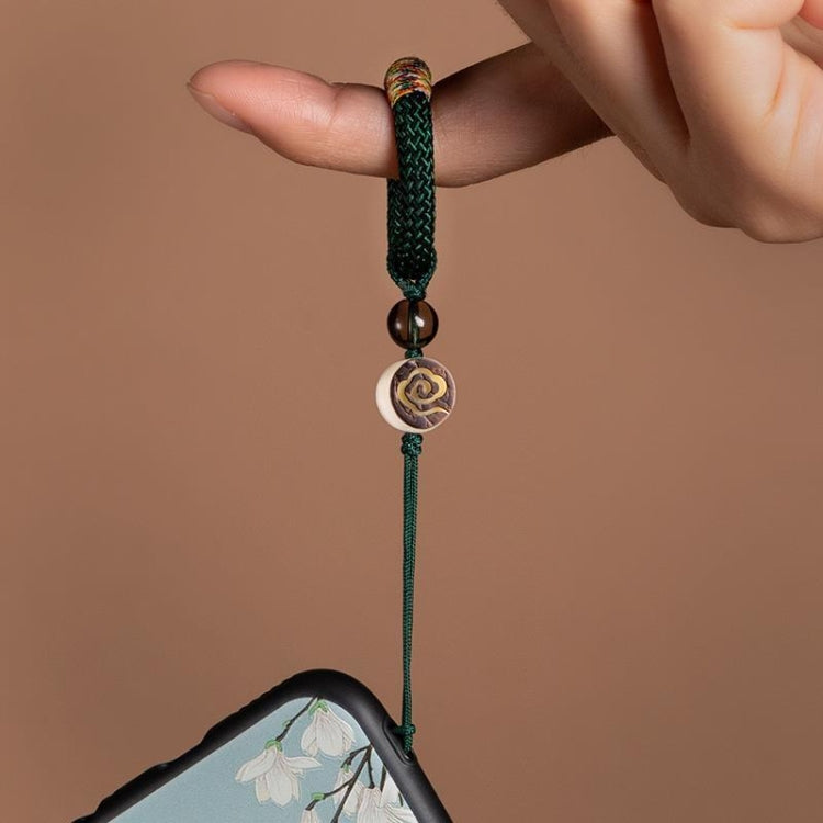 Hand-Woven Ancient Style Ring Buckle Mobile Phone Lanyard U Disk Lanyard Car Key Pendant