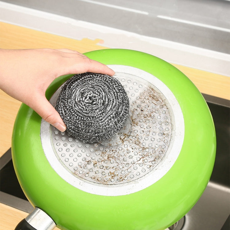 5pcs /Pack 30g Steel Wool Ball Scrubber for Dishes, Pots, Pans, and Ovens Cleaning