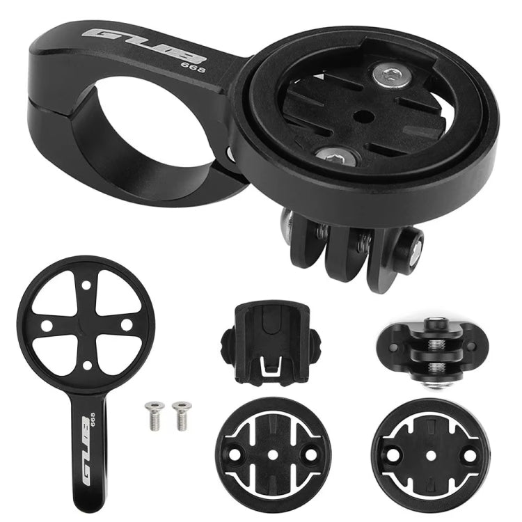 GUB 668 TT Handlebar Code Meter Extension Bracket For Gamin / Wahoo / Barrett / CATEYE Series - Black