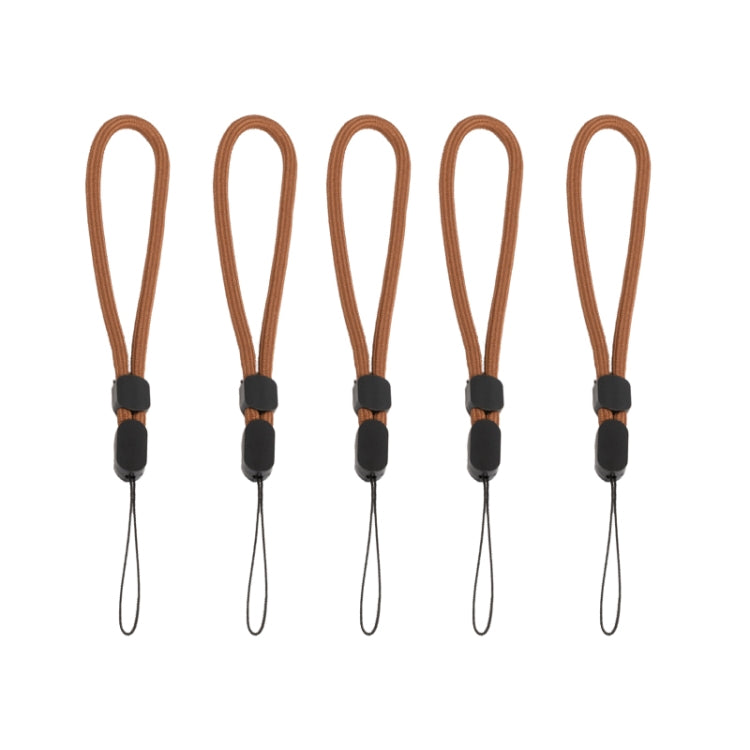 5pcs /Pack Adjustable Mobile Phone Anti-Lost Wrist Braided Lanyard U Disk Lanyard