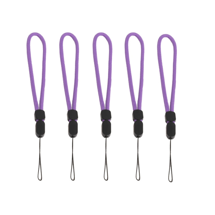 5pcs /Pack Adjustable Mobile Phone Anti-Lost Wrist Braided Lanyard U Disk Lanyard