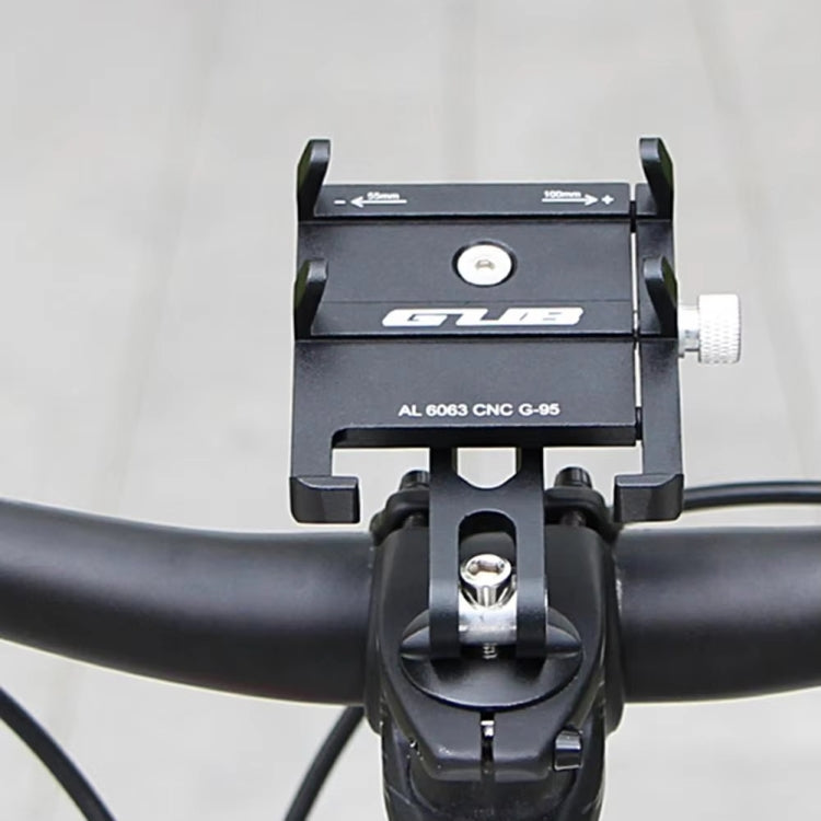 GUB G-95 Bicycle Mobile Phone Holder Bicycle Navigation Handlebar Bowl Cover Mount - Black