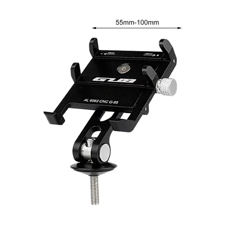 GUB G-95 Bicycle Mobile Phone Holder Bicycle Navigation Handlebar Bowl Cover Mount - Black