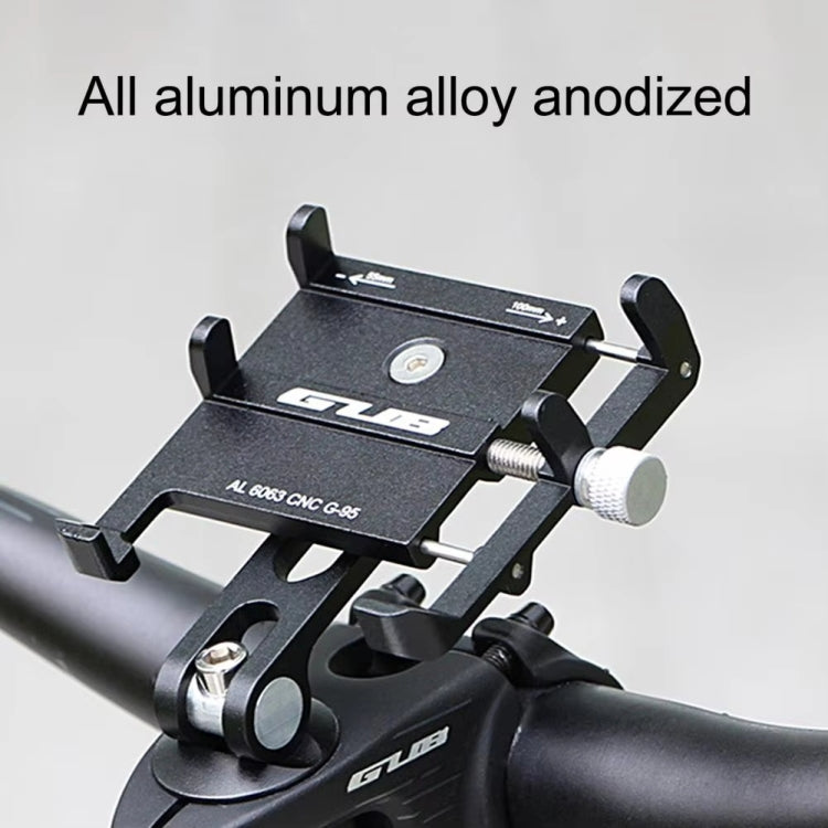 GUB G-95 Bicycle Mobile Phone Holder Bicycle Navigation Handlebar Bowl Cover Mount - Black